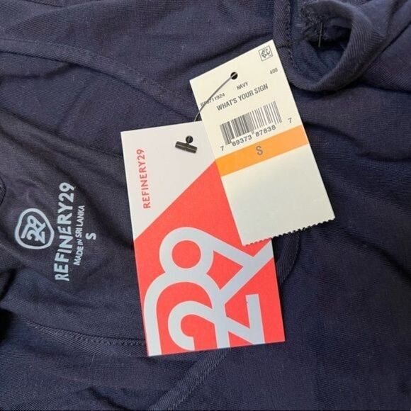 Refinery 29 Knit Pajama Racerback Tank Top Navy Small - Picture 9 of 10